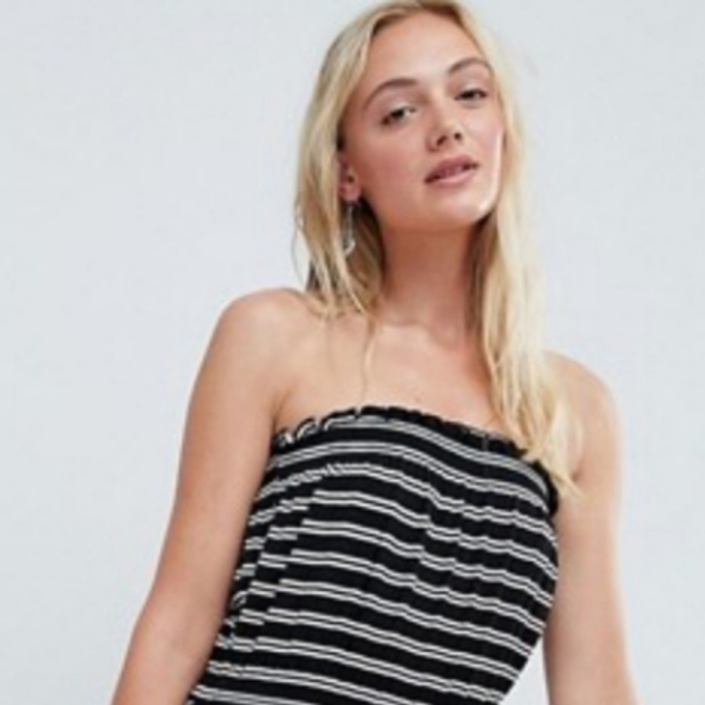 Asos Jersey Bandeau Jumpsuit/Romper